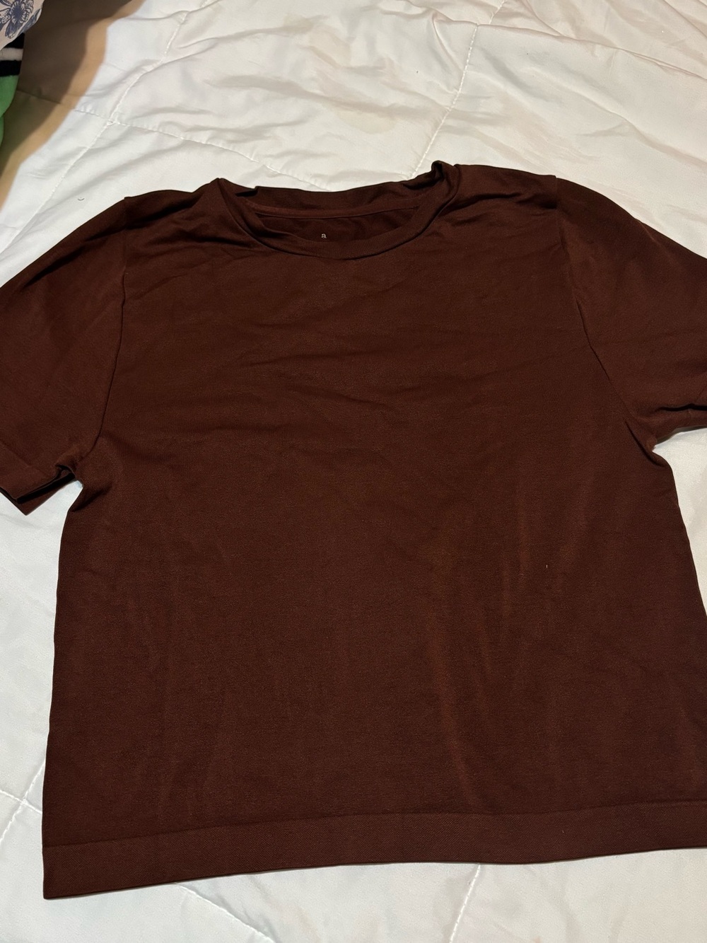 a new day Women's Short Sleeve Crewneck Tee in Brown